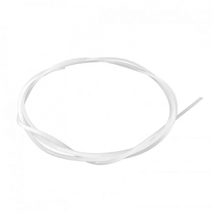 PTFE 2x4mm White Teflon Tube for 3mm 3D Printer Filament - 1 Meter (2mm ID X 4mm OD)