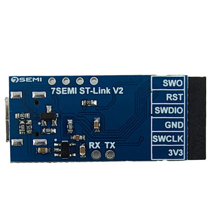 ST-LINK V2/V2.1 USB-C Programmer and Debugger for STM32 Microcontrollers - 7Semi