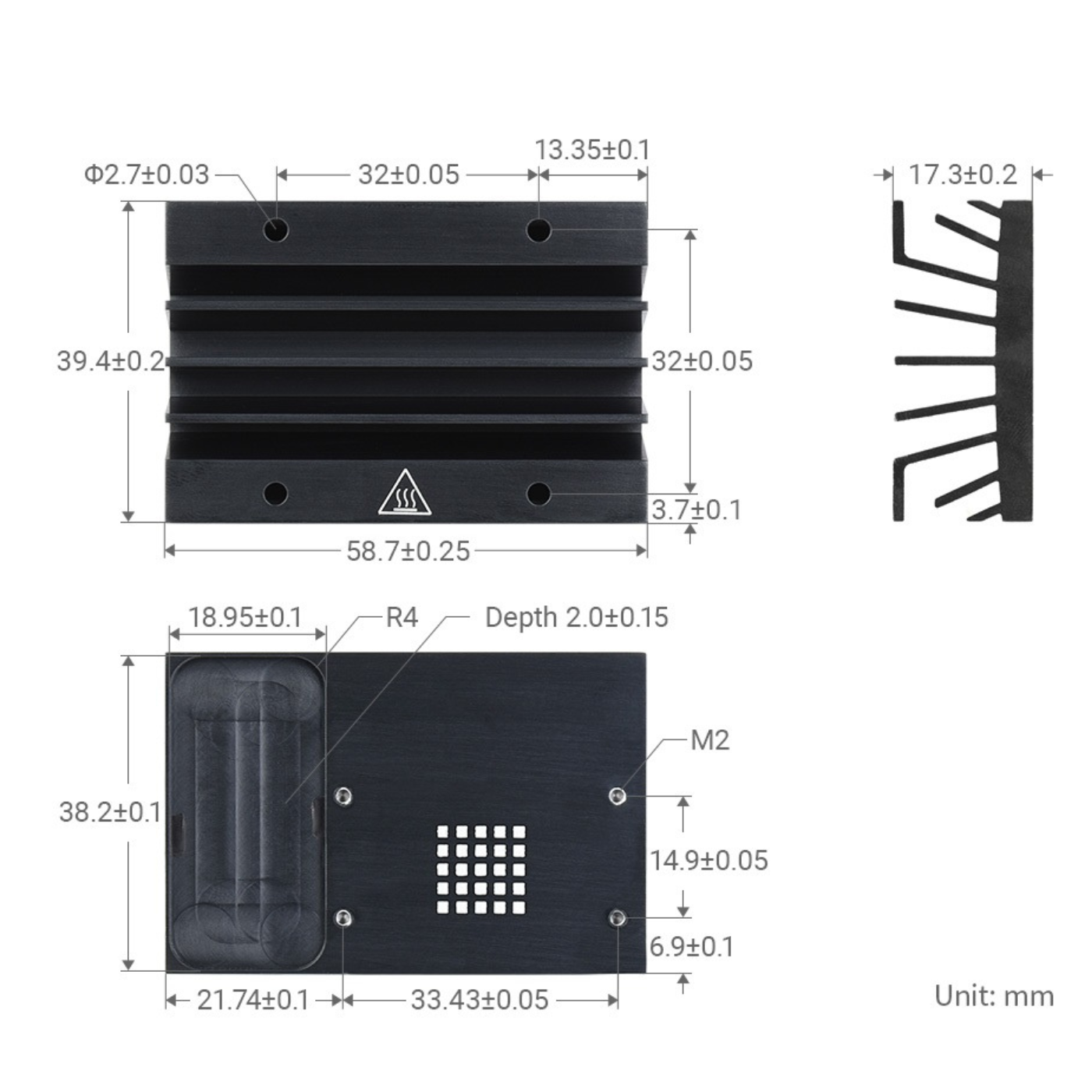 Waveshare Official Heatsink for Jetson Nano