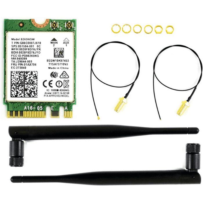 Intel AC8265 Dual Band WiFi + BT 4.2 NIC for Jetson Nano - Buy in India