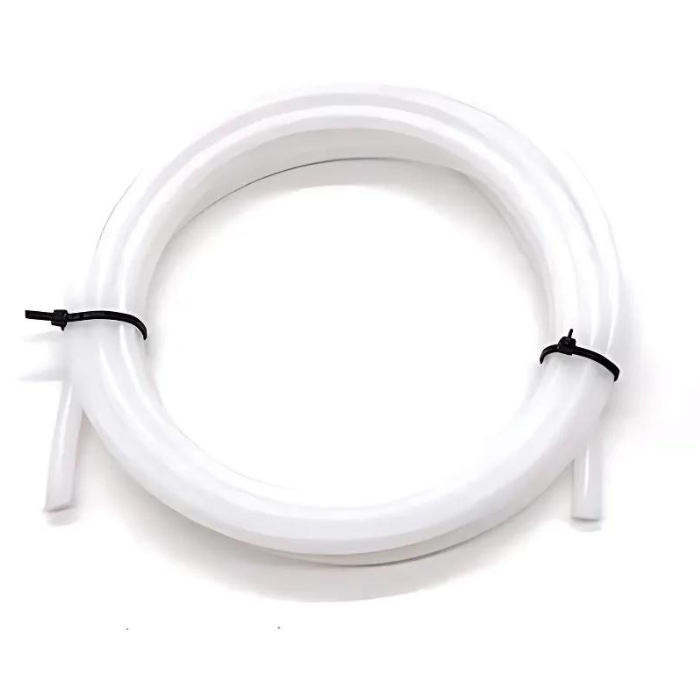 PTFE 4x6mm White Teflon Tube for 3mm 3D Printer Filament - 1 Meter (4mm ID X 6mm OD)