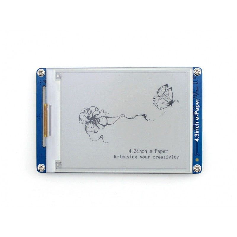 4.3in Serial Interface Electronic Paper Display