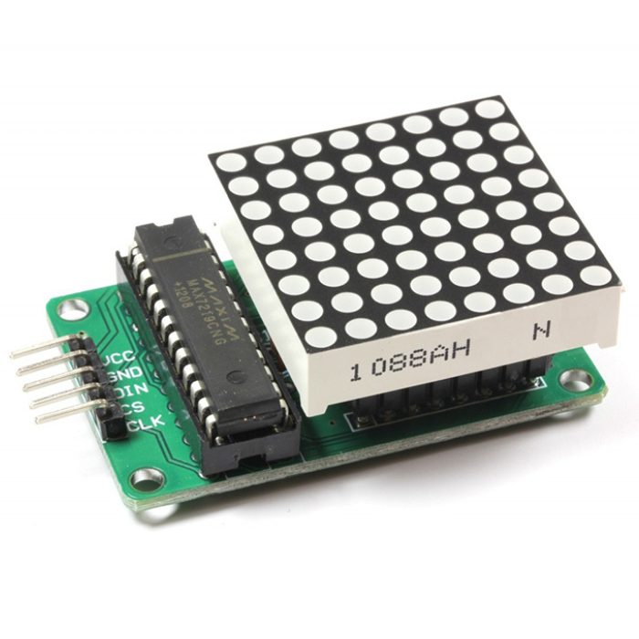 MAX7219 8x8 LED Dot Matrix Display Module - Arduino Compatible