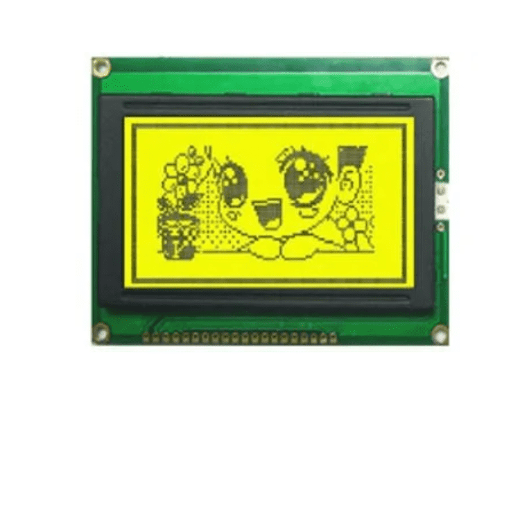 128x64 Graphic LCD -Yellow Backlight
