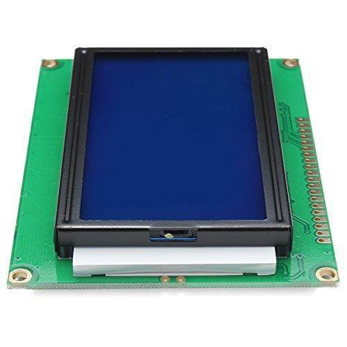 Iotcart 128x64 Graphic LCD Blue Backlight Display Module - Arduino & Raspberry Pi Compatible