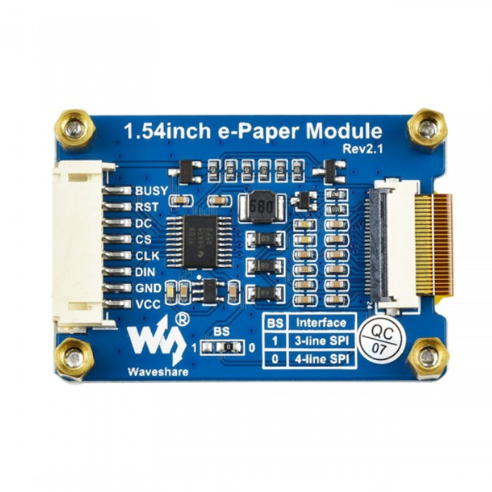 1.54 inch E-ink Display Module, three colour 200X200