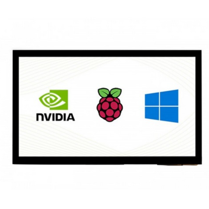 Waveshare 10.1inch HDMI Capacitive Touch Screen LCD (E) 1024×600 - Raspberry Pi Compatible
