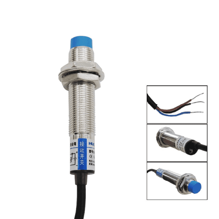 Tube Type Inductive Proximity Sensor Detection Switch NPN DC5-36V 4mm Normally Open switch LJ12A3-4-Z/BX