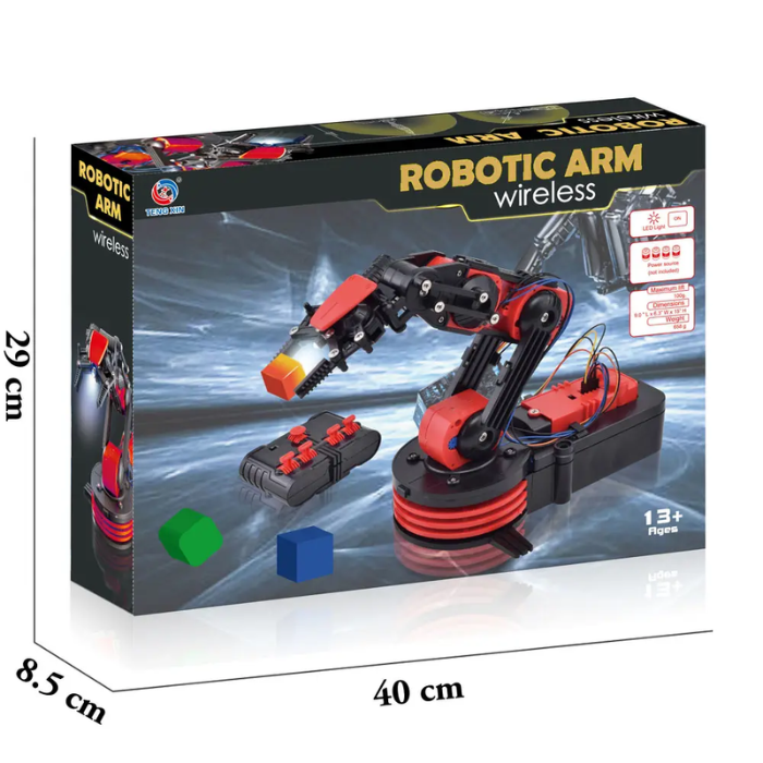 DIY Robotic Arm Mechanic Kit for Kids and Adults (Wireless)