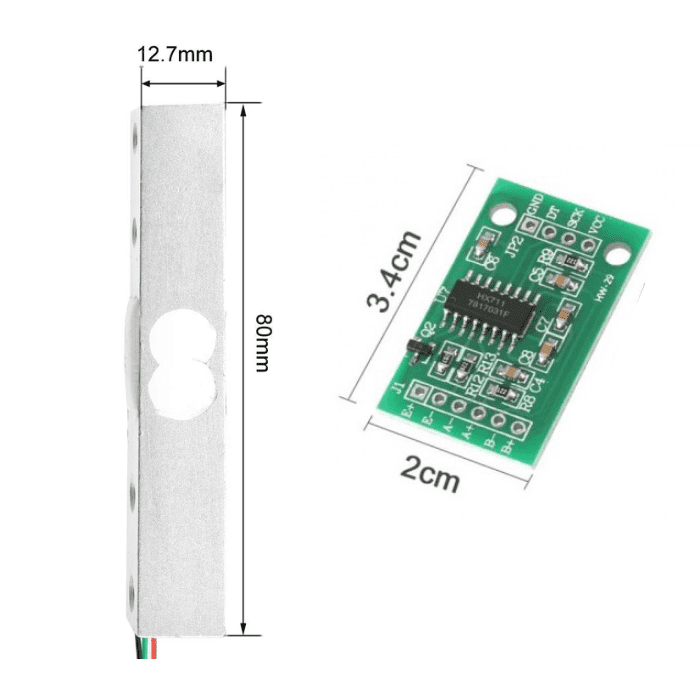 Iotcart SES-P-2157 10kg Load Cell with HX711 Weight Sensor - Buy Online in India
