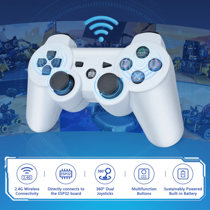 ACEBOTT SES-P-2169 Bluetooth Robot Car Controller - ESP32 Compatible Wireless Expansion Pack