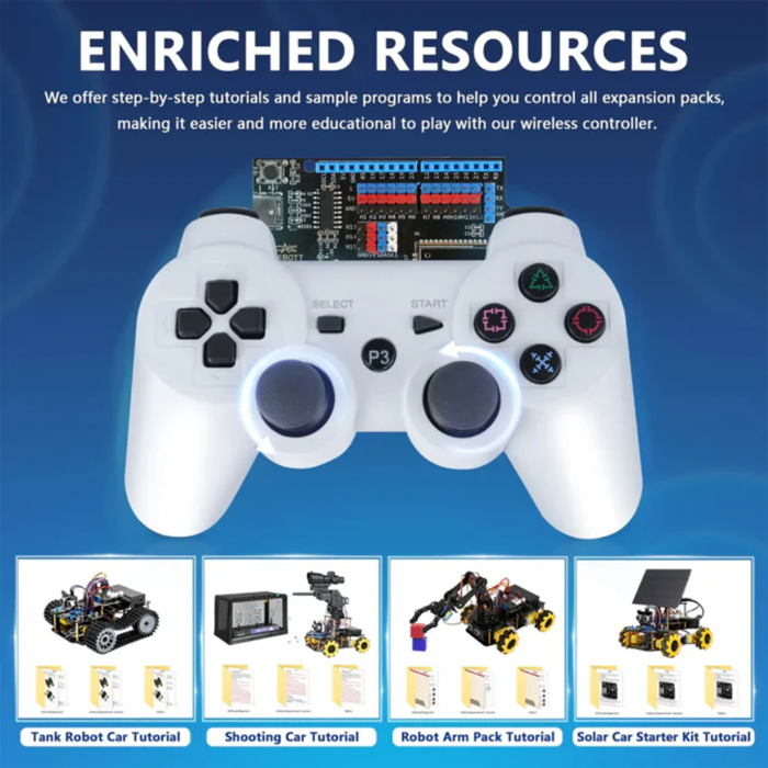 ACEBOTT SES-P-2169 Bluetooth Robot Car Controller - ESP32 Compatible Wireless Expansion Pack