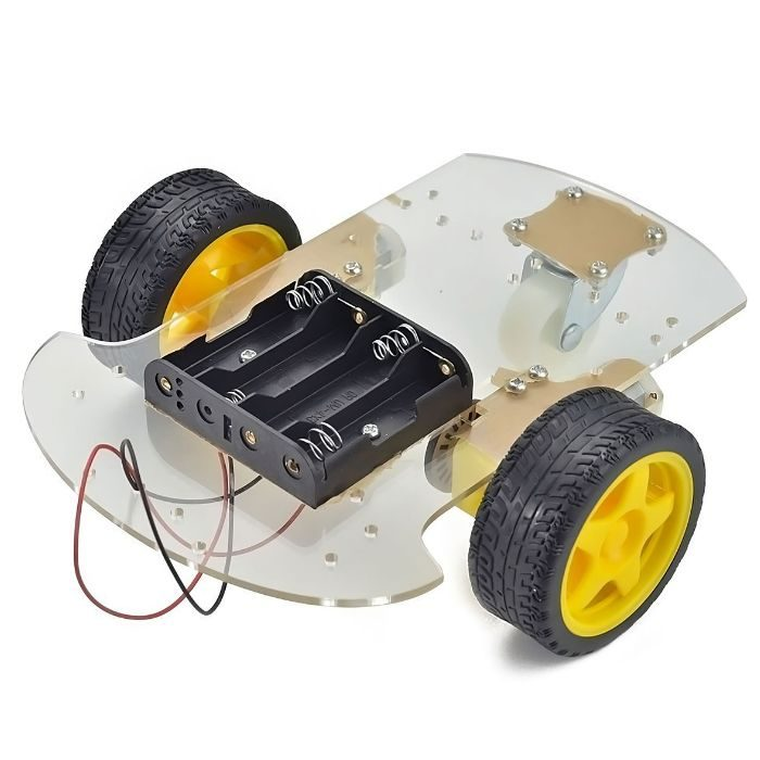 2WD Two Wheel Drive DIY Kit - A Smart Robot Car with Chassis