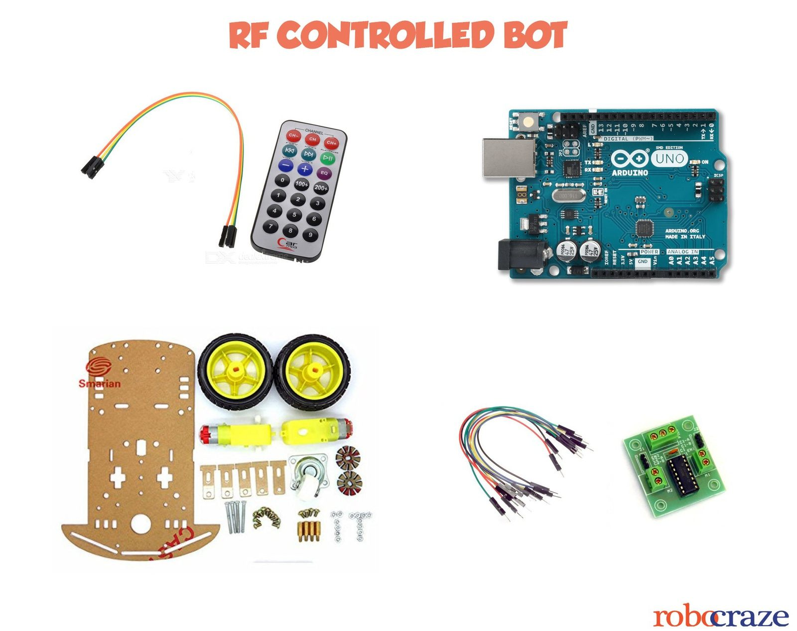 RF controlled BOT