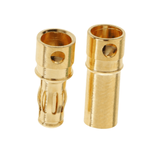 Iotcart 3.5mm Male Female Banana Plug Bullet Connector (Pack of 10) - RC & Lab Use