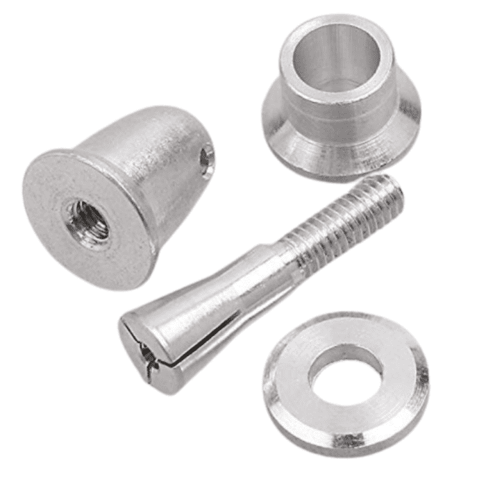 Robocraze RC Aluminum Bullet Propeller Adapter Holder(5pcs, 2.3mm)