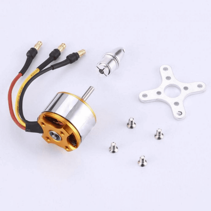 A2212 2450KV BLDC Motor for RC Drones & Quadcopters - High-Speed Brushless Motor