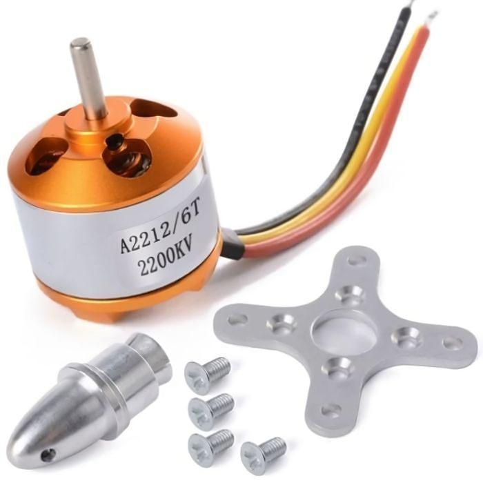 A2212 2200Kv 6T Brushless Outrunner Motor for Quadcopters - Buy in India