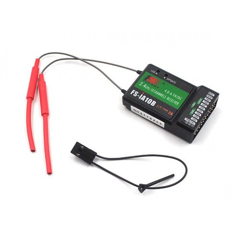 FlySky FS-iA10B Radio Receiver- 2.4GHz 10 Channel