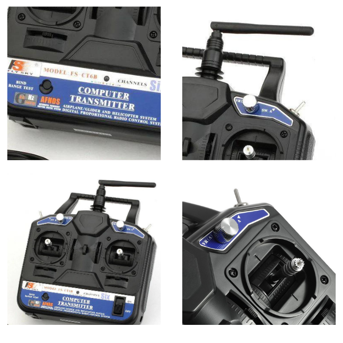 FlySky FS-CT6B 6ch 2.4GHz Transmitter & FS-R6B Receiver