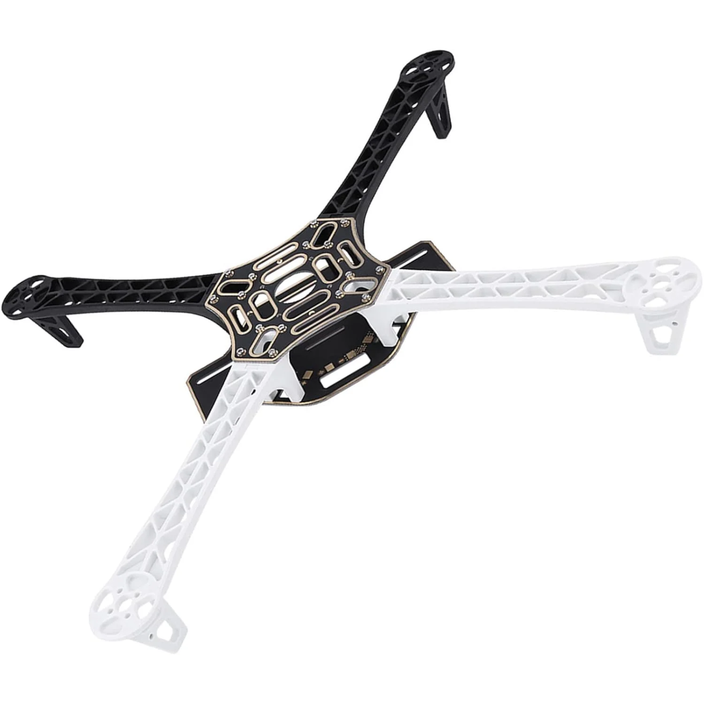 F450 4-axis Quadcopter Drone Frame Kit with Integrated PCB (Black & White)
