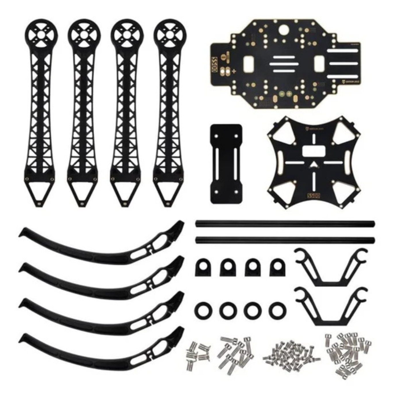 S500 Original Carbon Fiber Quadcopter Frame with Multi-Rotor PCB and High Landing Gear for FPV – RS4815