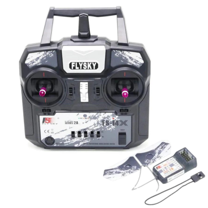 FlySky FS-i4X 2.4GHz 4CH AFHDS R/C Transmitter with FS-A6 Receiver