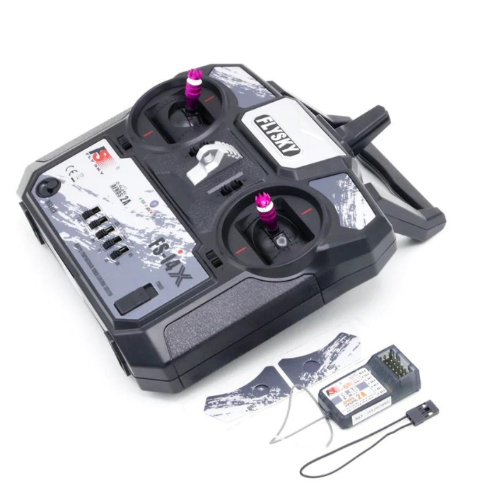 FlySky FS-i4X 2.4GHz 4CH AFHDS RC Transmitter with FS-A6 Receiver - Drone Remote Control