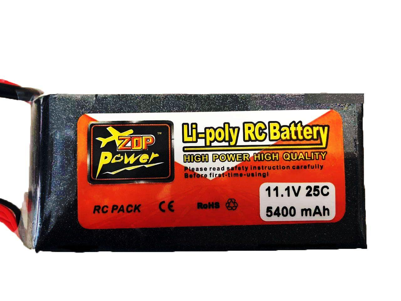 11.1V 5400mAH LiPo Battery
