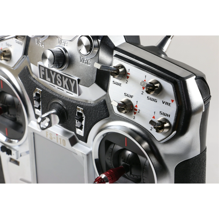 Flysky FS-i10 10CH 2.4GHz AFHDS 2 LCD Transmitter with Receiver - Drone Control