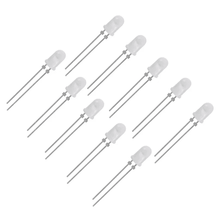5mm White Blue Led (Pack of 10)