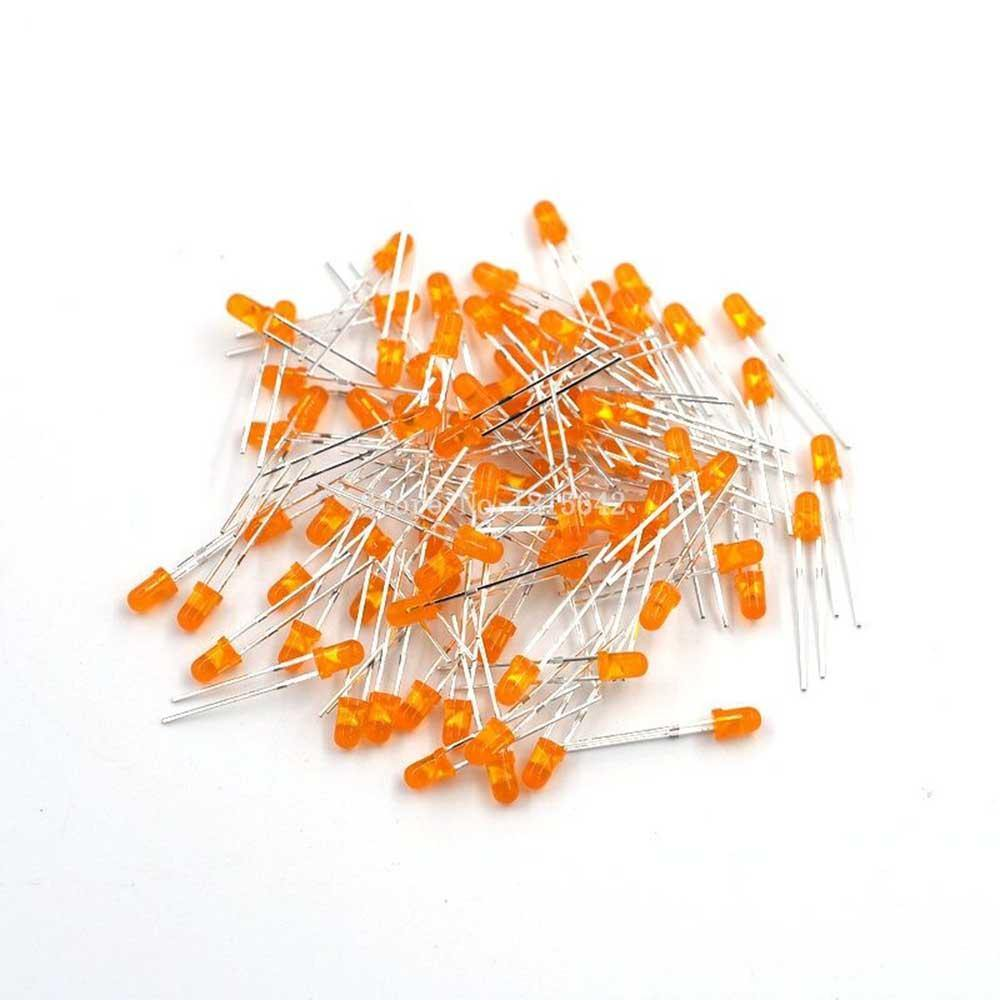 3mm Orange Led (Pack of 10)