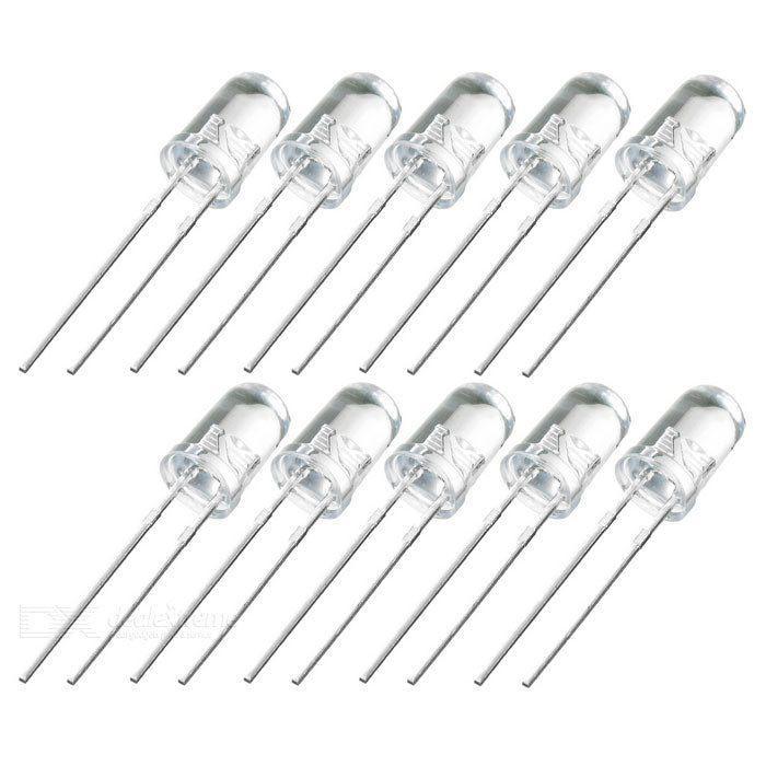 Iotcart 5mm White LED (Pack of 10) - Indicator & Lighting - Buy Online