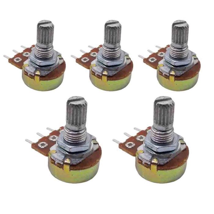 Iotcart 1K Pot Potentiometer (Pack of 5) - Variable Resistor for Arduino