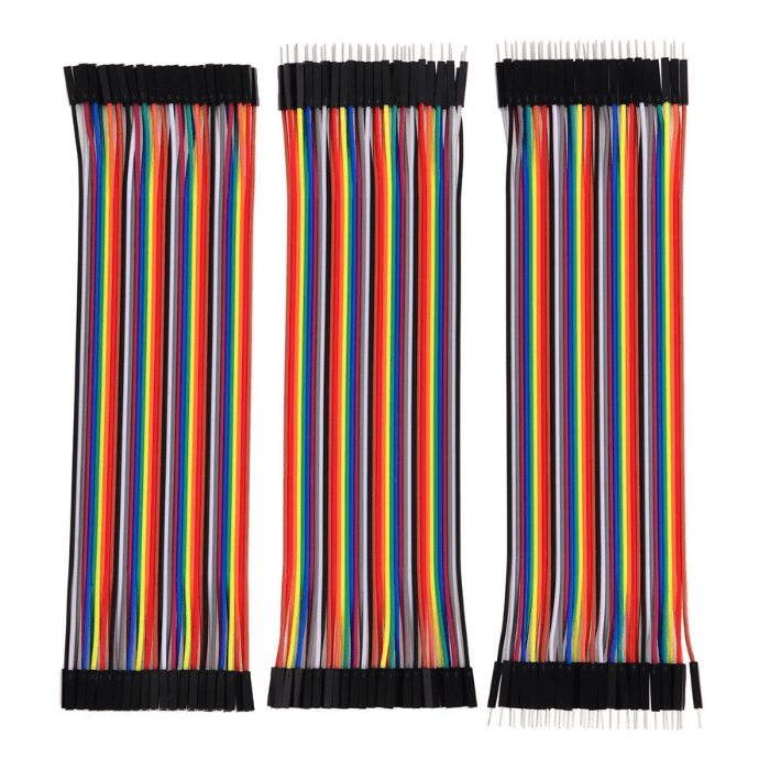 Jumper Wire Set - M2M, M2F, F2F (40 pcs each)