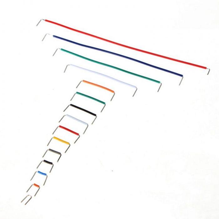 Solderless Breadboard U Shape Jumper Wire Connectors (140pcs)
