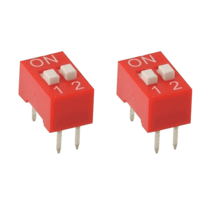 2 Way Slide Switch 2.54mm Pitch (Pack of 2)