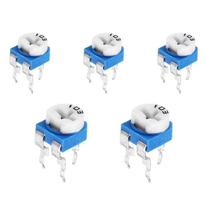 Iotcart 10K Preset Potentiometer (Pack of 5) - Adjustable Resistor for PCB