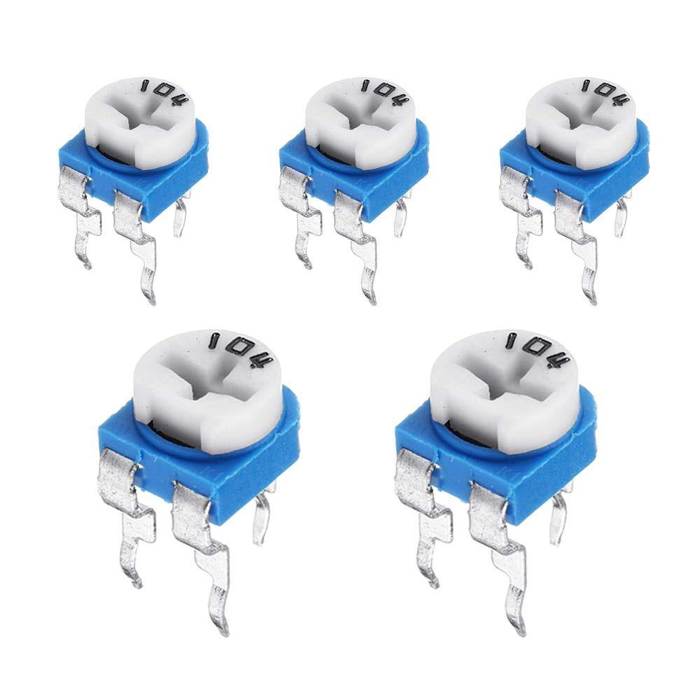 100K Preset Potentiometer - (Pack of 5)