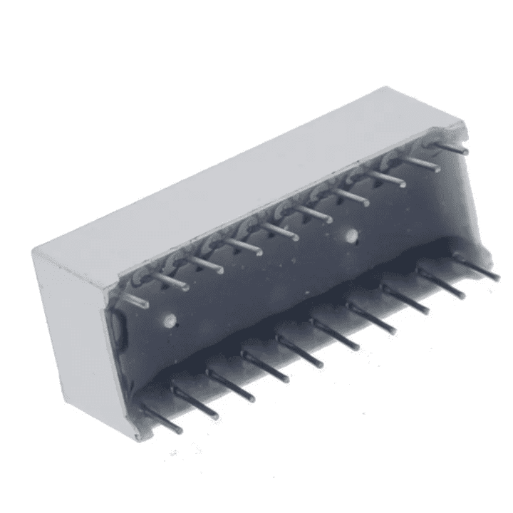 10 Segments 4 Colors Stripe Digital Bar Graph Display