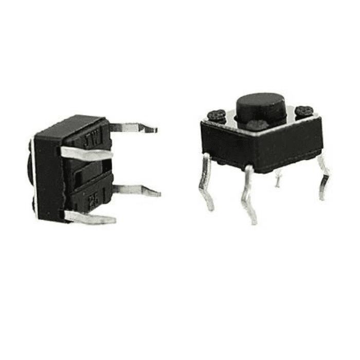 Iotcart SES-P-2438 12x12x7.3mm Tactile Push Button Switch - Pack of 10 for Arduino Projects