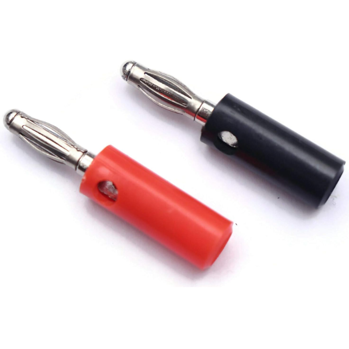 Iotcart SES-P-2447 4mm Banana Jack Male Connector - Pack of 2