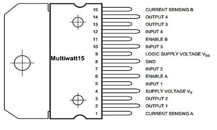 L298N Motor Driver IC