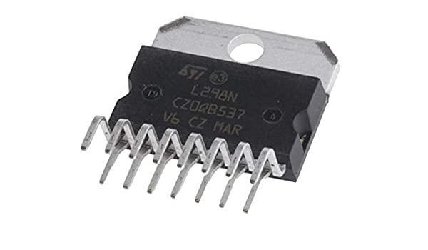 L298N Dual H-Bridge Motor Driver IC - 2A, 50V - Arduino Compatible
