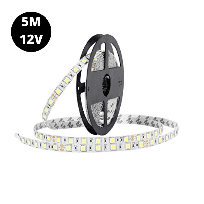 Iotcart SES-P-2523 12V Cold White 5050 SMD LED Strip 5M - Decoration & Outdoor Lighting