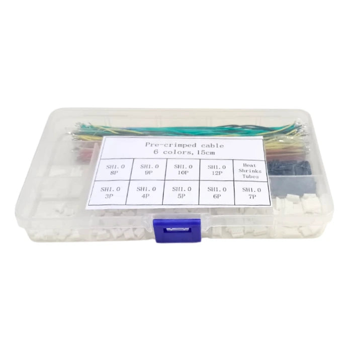 15cm Pre-Crimped Cables 6 Colors with SH1.0 Connectors