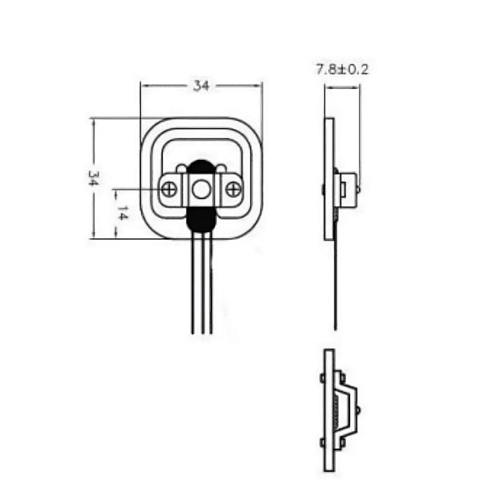 Iotcart SES-P-2640 50Kg Load Cell Sensor - Weighing & Force Measurement