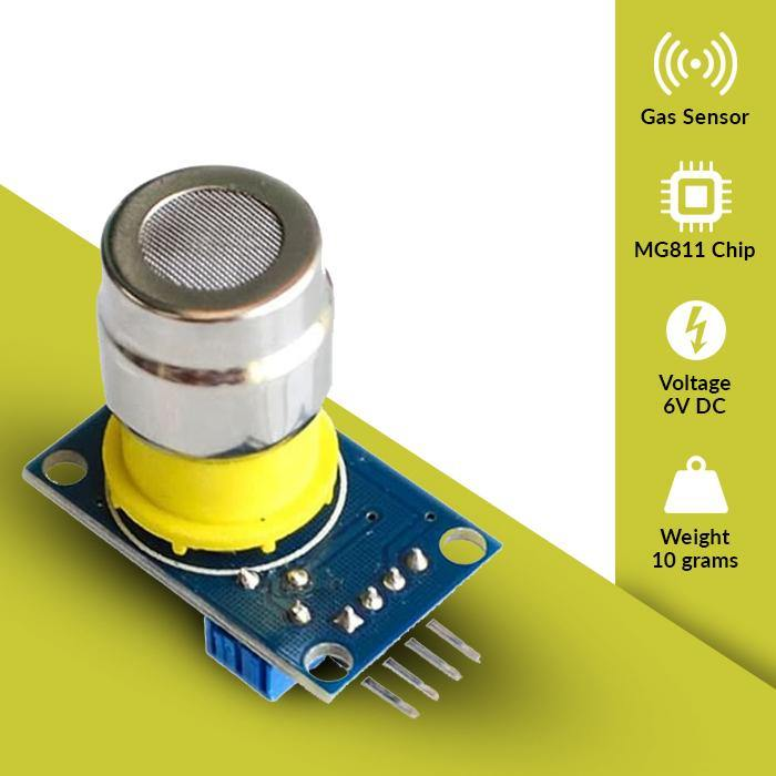 MG811 Carbon Dioxide Sensor For Carbon Dioxide Detector Module