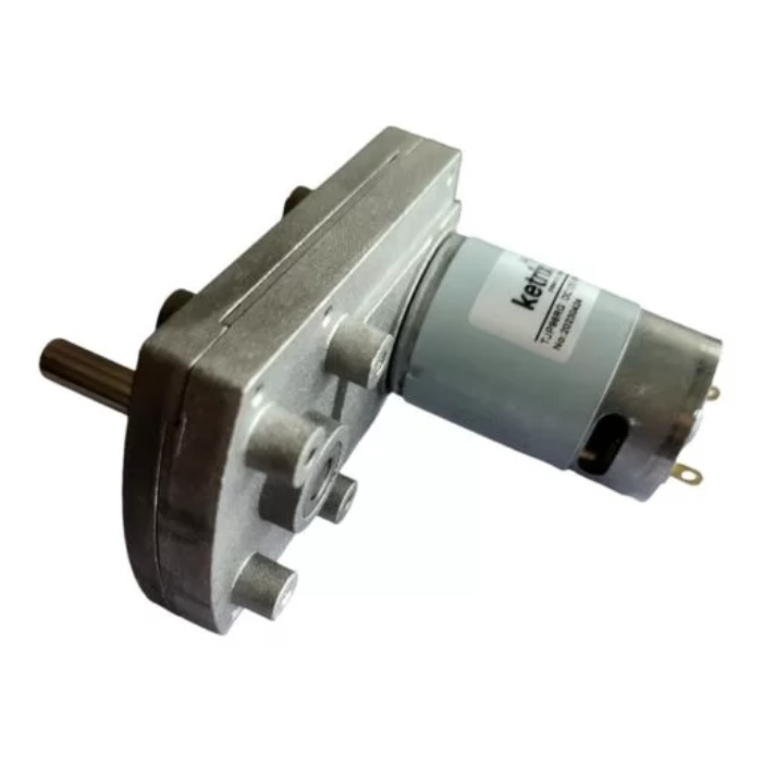 Buy 100 RPM 12V DC Rectangle Geared Motor with High Torque - Robotics & Automation