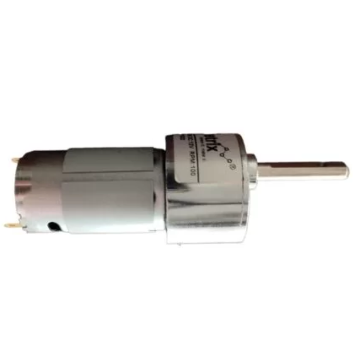Johnson DC Geared Motor 12V 100 RPM Grade A - Robotics & Automation